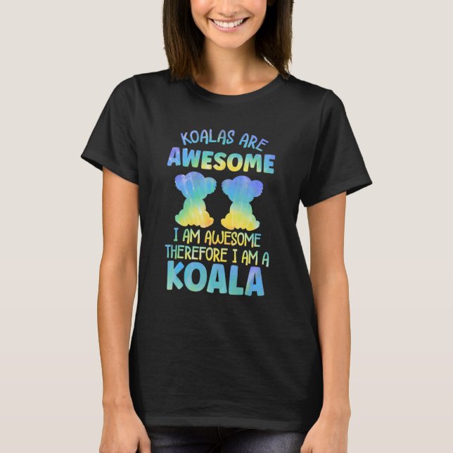 T-shirt Koala Tenue d'ours pour Koala Lovers pour femmes f (Devant)