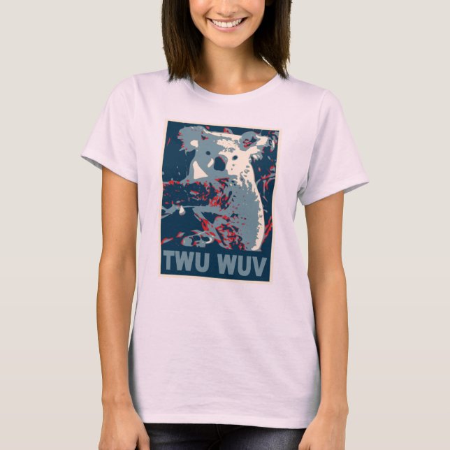T-shirt koala twu wuv (Devant)