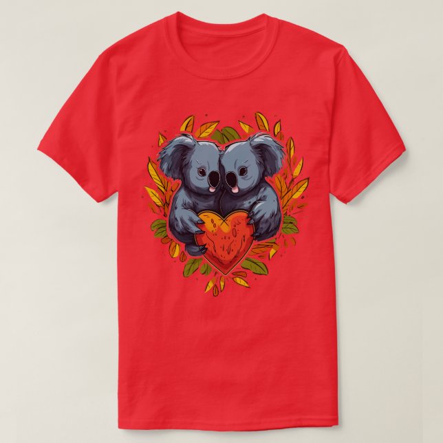 T-shirt Koala Valentine (Design devant)