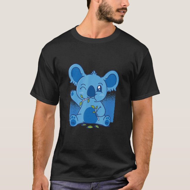 T-shirt Koala Wild Animaux mignons (Devant)