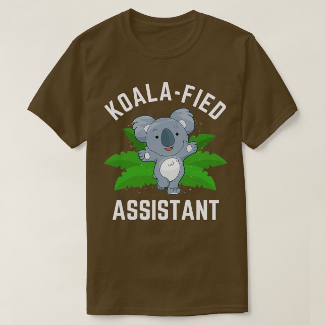 T-shirt Koalafied Assistant Funny Koala Pun (Design devant)