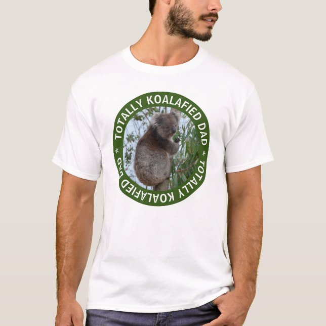 T-shirt Koalafied Papa Qualifié Koala Australie Père (Devant)