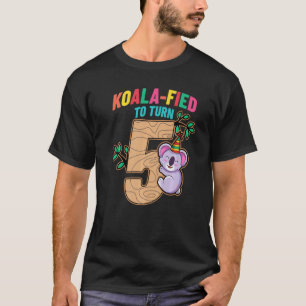 T-shirt Koalafied To Turn 5 Koala Bear 5e Anniversaire
