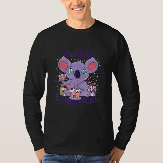 T-shirt Koalified Anniversaire fille Koala Koala (Devant)