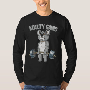 T-shirt Koality Gains Koala Gym Bodybuilding