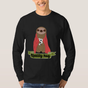 T-shirt Koality Hug Cute Koala Et Sloth Hug Avec Bla Chale