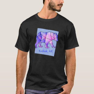 T-shirt Kodiak Ak Galaxy Ours animal géométrique Abstrait