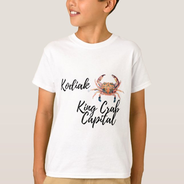 T-shirt Kodiak Capitale du Crabe (Devant)