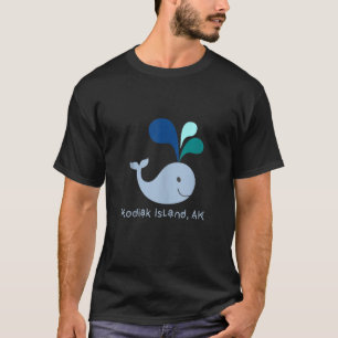 T-shirt Kodiak Island Alaska Cute Whale Lover réservoir de