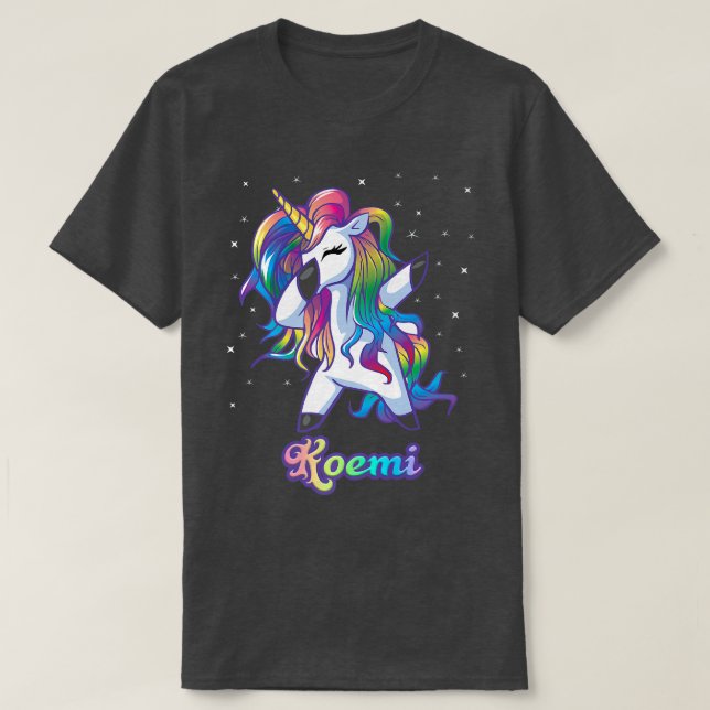 T-shirt KOEMI Unicorn Cadeaux Pour Filles Cadeaux Annivers (Design devant)