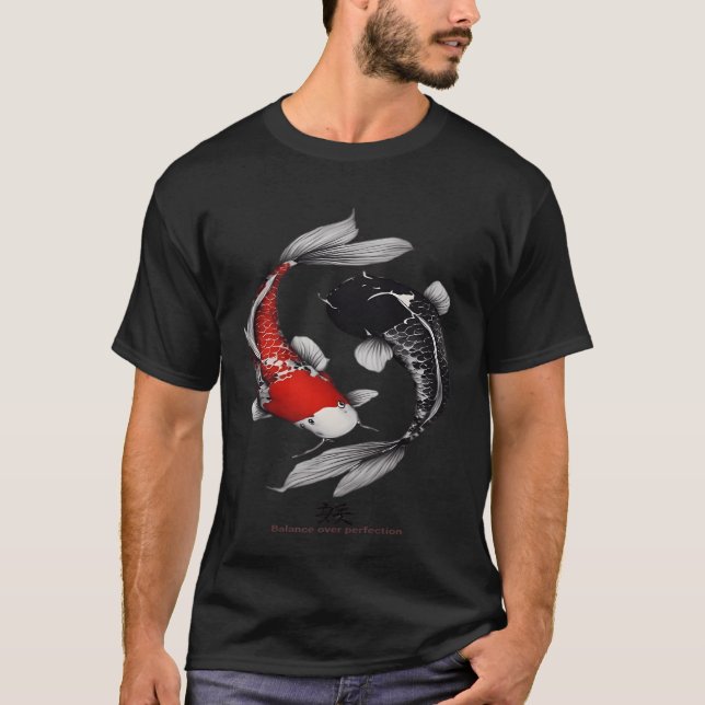 T-shirt Koi Classique Yin-Yang (Devant)