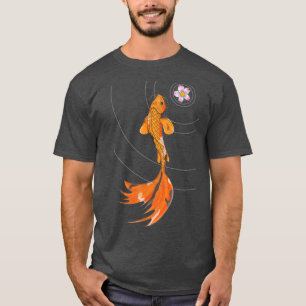 T-shirt Koi et la fleur des cerisiers