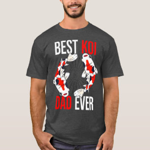 T-shirt Koi Fisch Best Koi Papa Ever Nishikigoi
