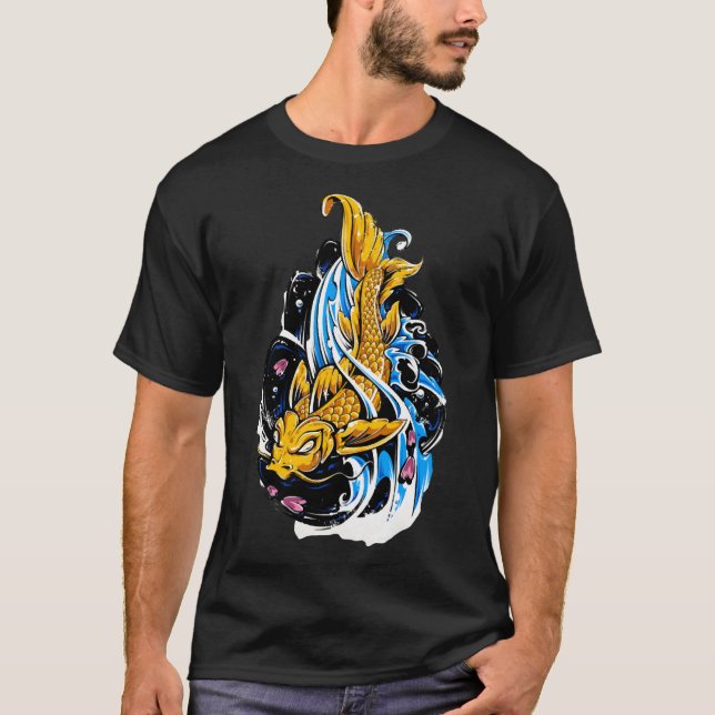 T-shirt Koi Fish Art (Devant)