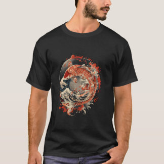 T-shirt Koi Fish Asian Carp Nishikigoi Fish Japanese Pond
