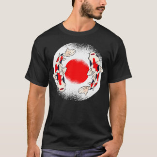 T-shirt Koi Fish Japon Drapeau Kois Japon
