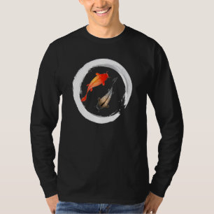 T-shirt Koi Fish Japonais Koi Carp Japonais Zen Symbole Ni