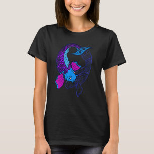 T-shirt Koi Fish Pond Yin Et Yang