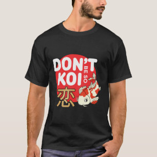 T-shirt Koi Fish Showa Sanke Japonais Koi Nishikigoi Carpe