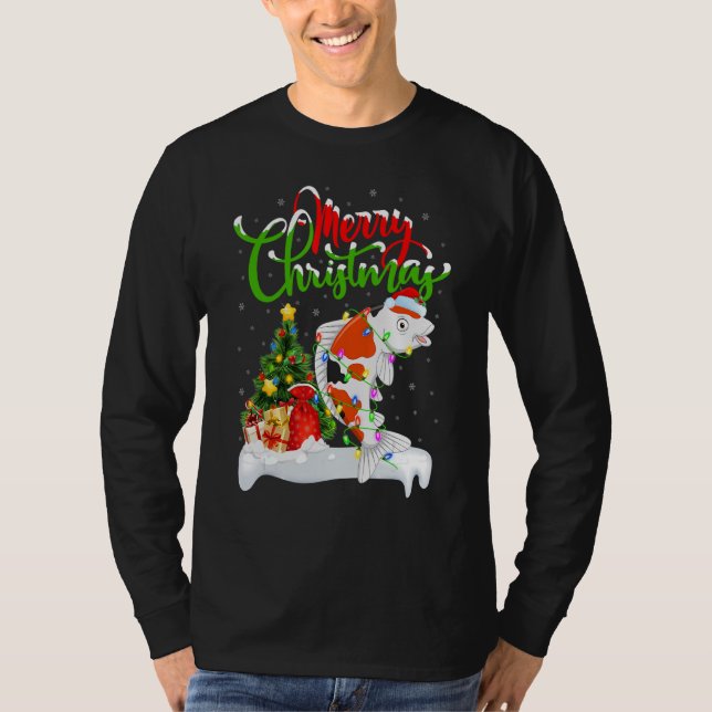 T-shirt Koi Fish  Xmas Decorations Santa Koi Christmas (Devant)
