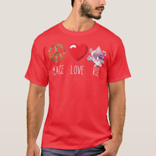 T-shirt Koi Japonais Poisson Coeur Japonais Koi Carp Love