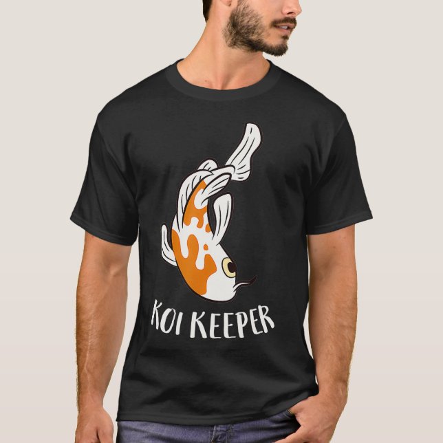 T-shirt Koi Keeper Japonais Koi Fish Lover (Devant)