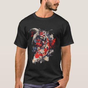 T-shirt Koi Nishikigoi Poisson japonais Art japonais Koi C