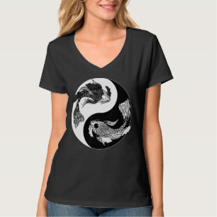 T-shirt Koi Nishikigoi Poisson Koi Carp Japon Yin Yang