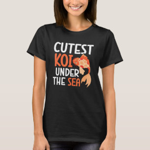 T-shirt Koi Poisson Carpe Nishikigoi Poisson Fleur de Ceri