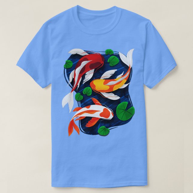 T-shirt Koi Poisson Lover Eau Étang Animaux Animaux Animau (Design devant)