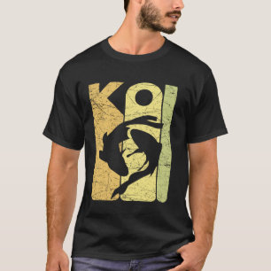 T-shirt Koi Vintage japonais Koi Carp Fish Retro Nishikigo