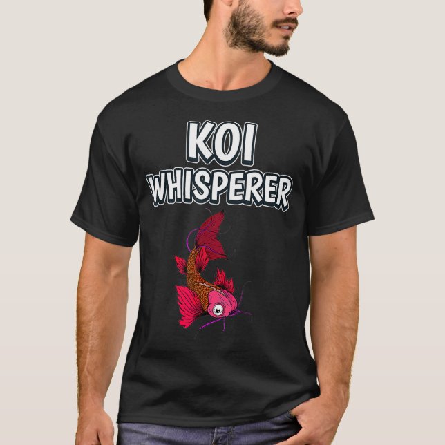 T-shirt Koi Whisperer Drôle Quote de poisson Kois (Devant)