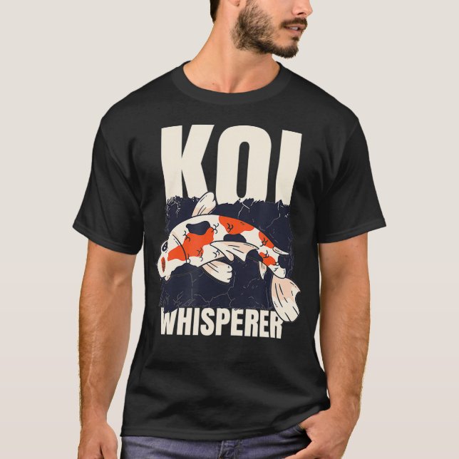 T-shirt Koi Whisperer - Japonais Koi Pond Japon (Devant)