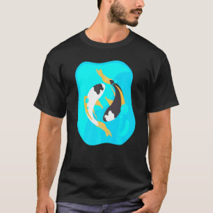 T-shirt Koi Yin et Yang Poisson