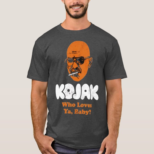 T-shirt Kojak Qui Aime Ya Baby (Devant)