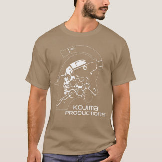 T-shirt Kojima Productions White Video Gaming Merch friend