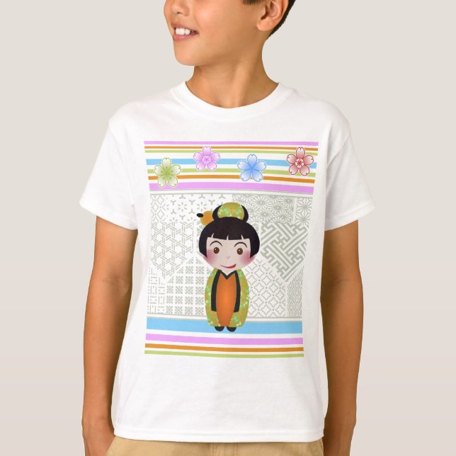 T-shirt kokeshi noshi (Devant)