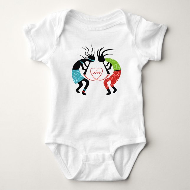 T-shirt Kokopelli Aime Les T-Shirts. (Devant)