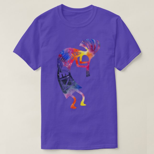 T-shirt Kokopelli Aquarelle  (Design devant)