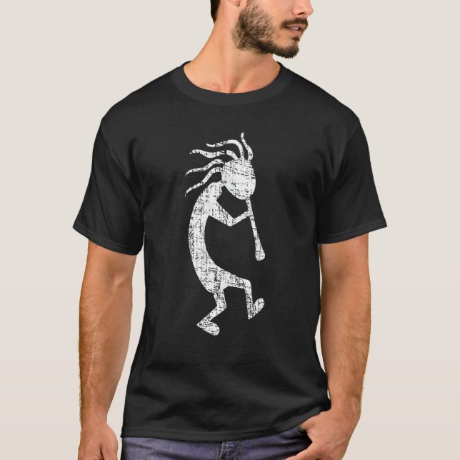 T-shirt Kokopelli Cool Amérindien (Devant)