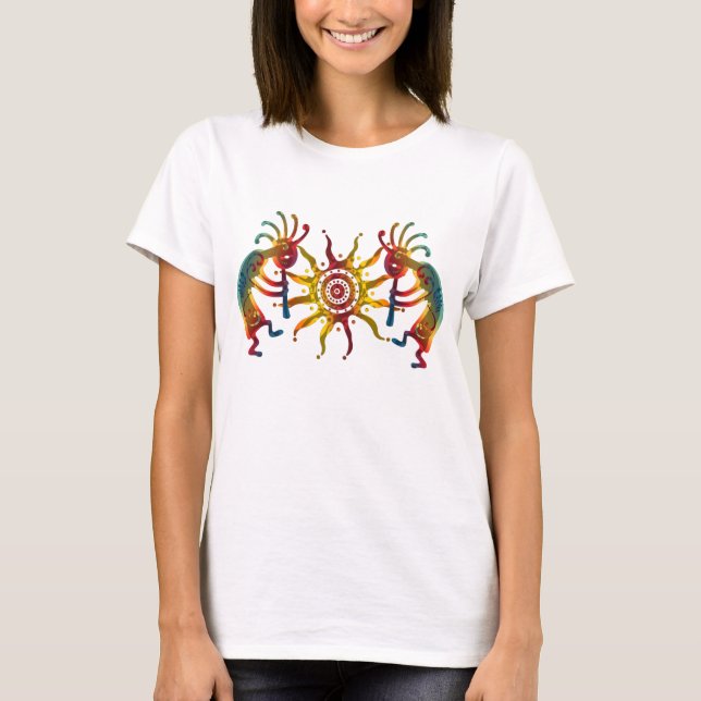 T-shirt KOKOPELLI DUO SUN + vos idées (Devant)