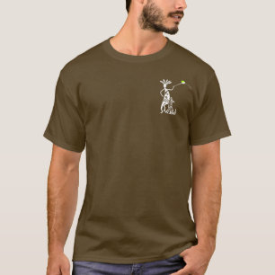 T-shirt Kokopelli et chien