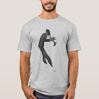 T-shirt Kokopelli joue l'art de bleus