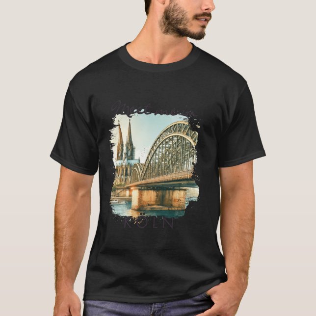 T-shirt Koln Allemagne Voyager Voyage Voyage Me Retrouvez  (Devant)