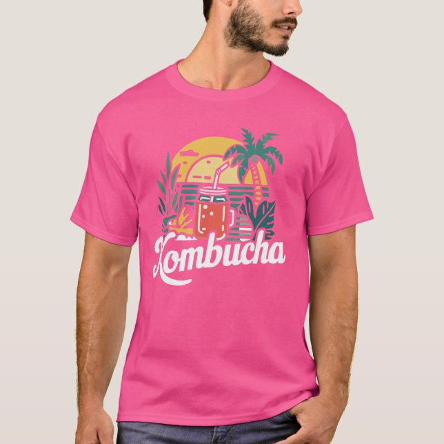 T-shirt Kombucha Bio Brassage Scoby Tea Kombucha Boisson (Devant)