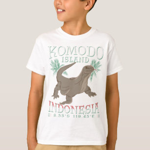 T-SHIRT KOMODO DRAGON - LE PLUS GRAND LIZARD DU MONDE.