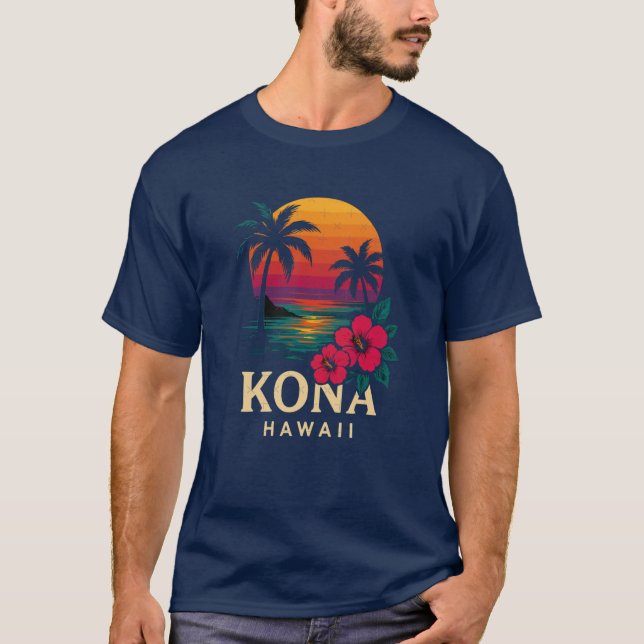T-shirt Kona Hawaï (Devant)
