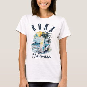T-shirt Kona Hawaï surf hawaïen vintage surfeur surfeur _1