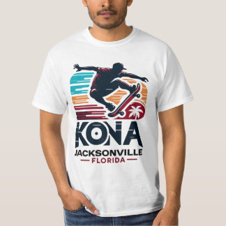 T-shirt Kona Jacksonville Floride Skatepark