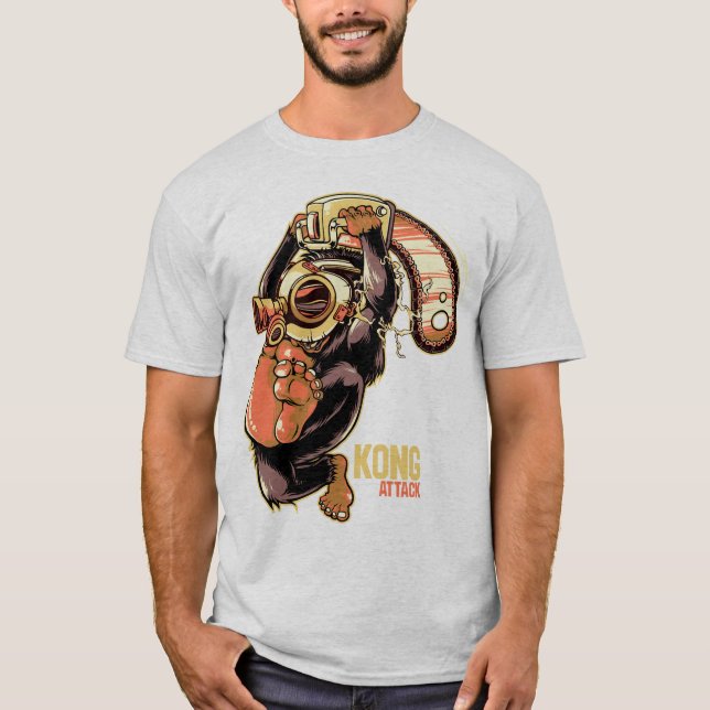 T-shirt Kong Attaque ! (Devant)